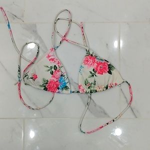 Floral swim top NWOT